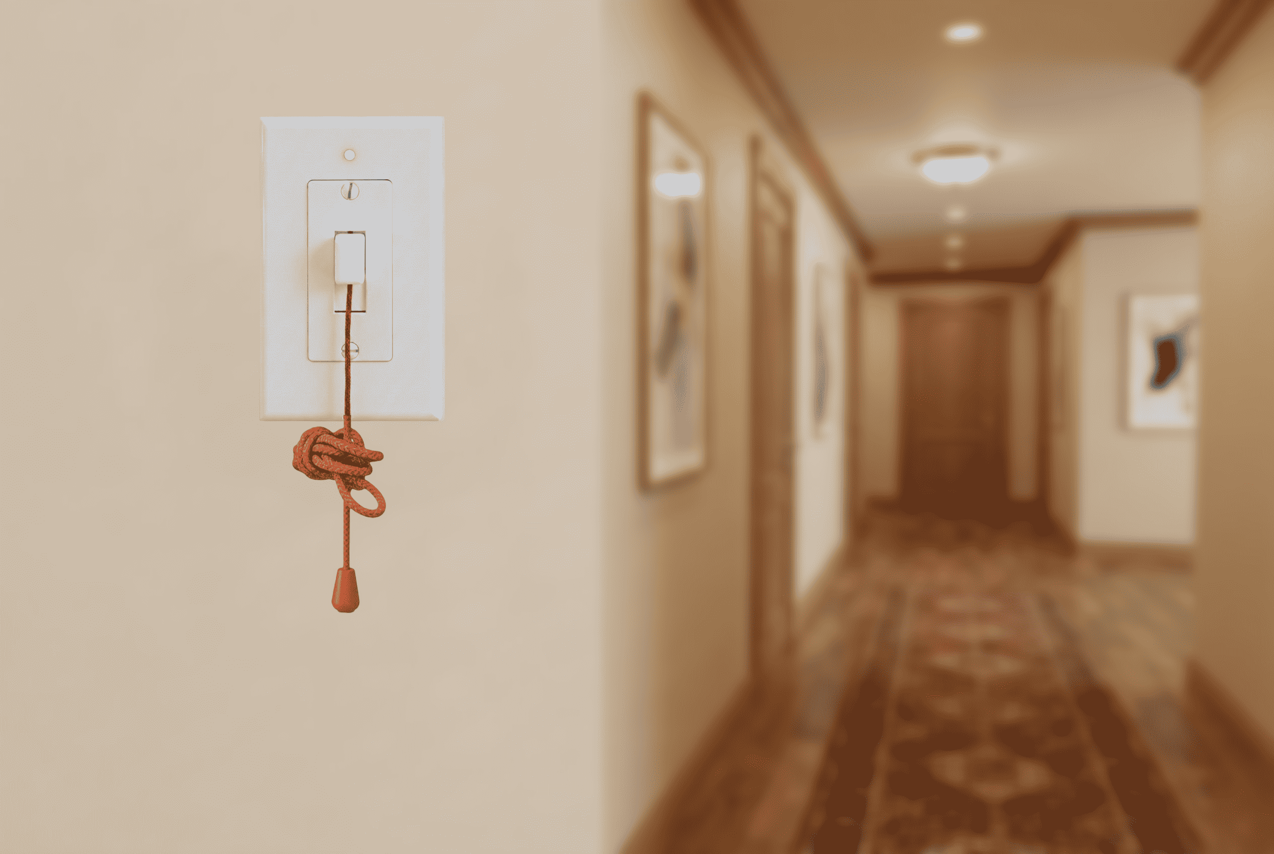 Wireless Sliding Pull Cord with BLE beacon